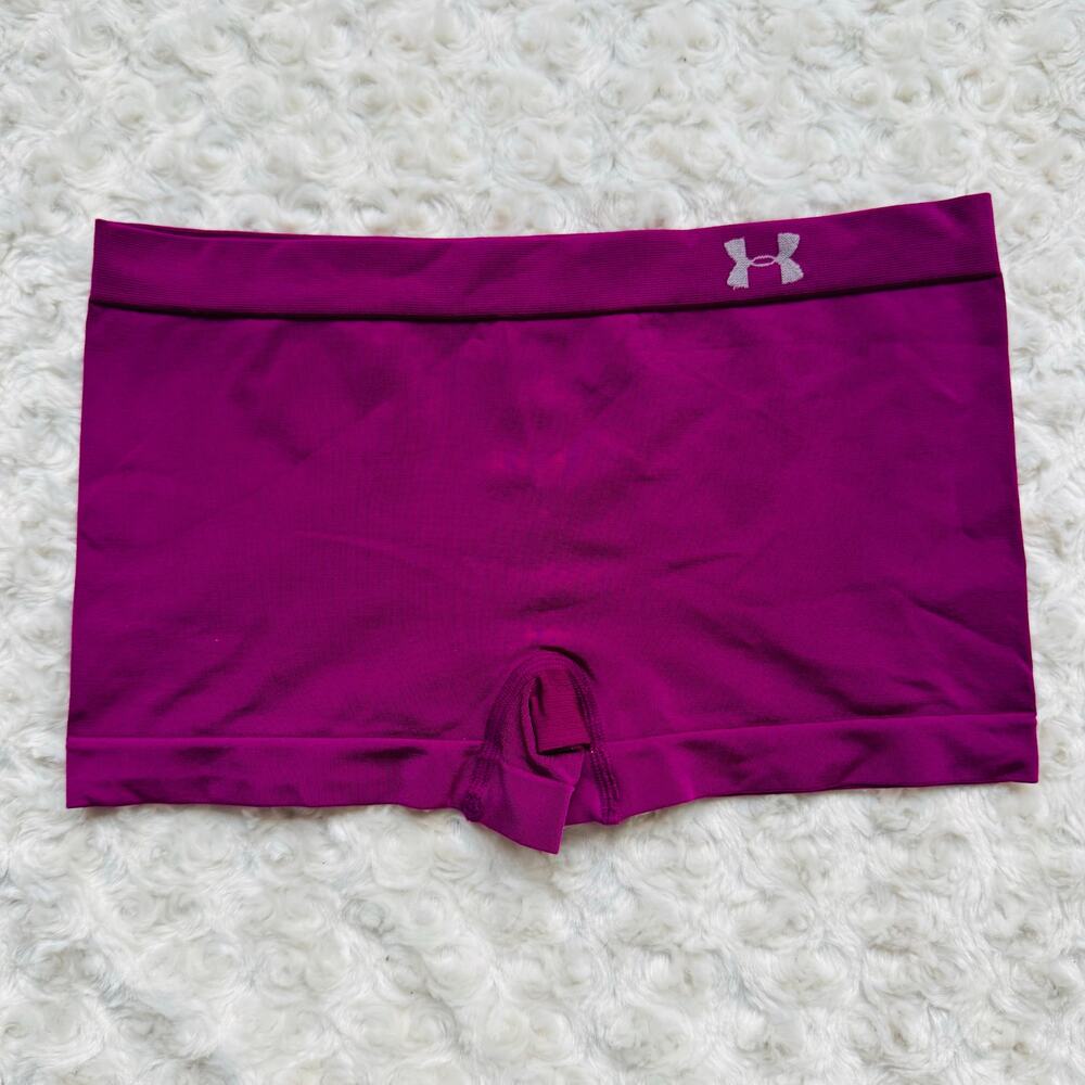 Under Armour Purple Spandex Athletic Shorts NWOT